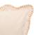Coussin décoratif déhoussable à bord ondulé carré Ivoire 2 - vertbaudet enfant 