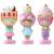 Figurines dolly à peindre et décorer Orange+Rose+Violet 3 - vertbaudet enfant 