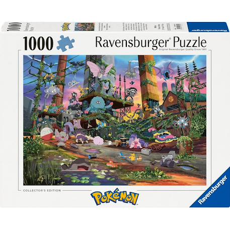 Puzzle pokémon voltali et centrale électrique 1000 pcs Blanc 1 - vertbaudet enfant 