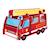 Livre et puzzle les pompiers Rouge 4 - vertbaudet enfant 