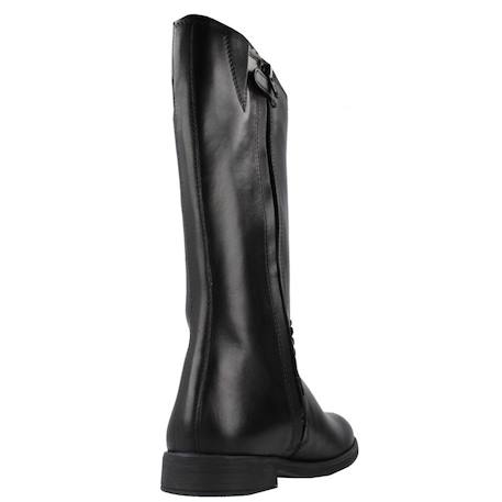 Bottes enfant fille en cuir agata Noir 3 - vertbaudet enfant 
