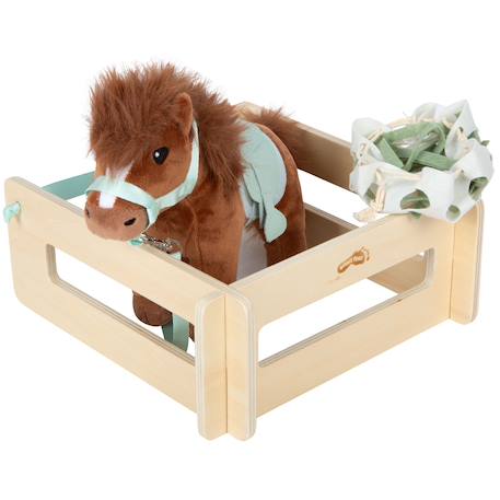 Cheval avec écurie et accessoires Beige+Marron 10 - vertbaudet enfant 