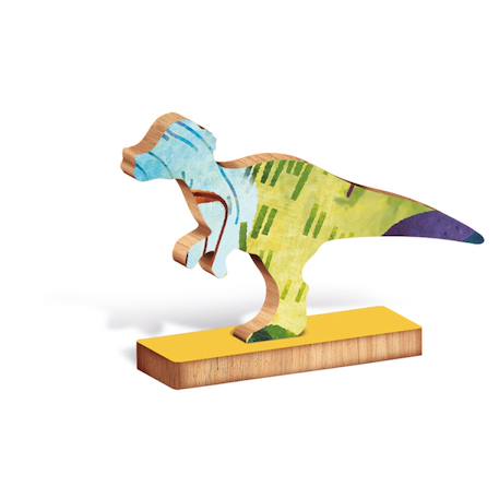 Puzzle en bois - dinosaure 48 pièces Multicolor 5 - vertbaudet enfant 