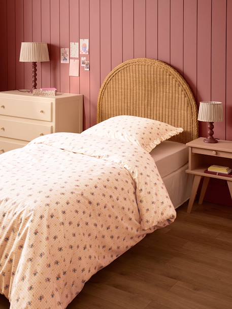 Housse de couette percale de coton 'lilou' Imprime multico 1 - vertbaudet enfant 