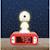Réveil - veilleuse Snoopy avec effets sonores, Écran LCD, alarme Red & white 6 - vertbaudet enfant 