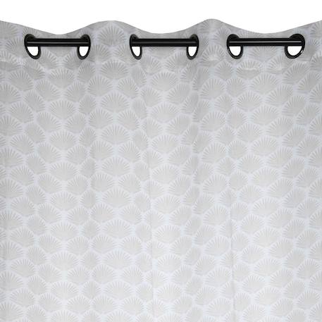 Voilage aux impressions art déco Gris anthracite+Naturel 6 - vertbaudet enfant 