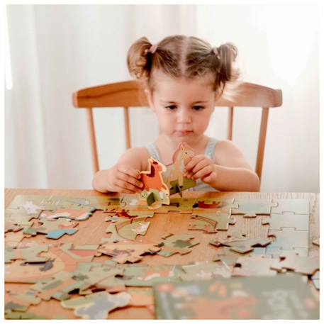 Livre et puzzle les poneys Vert 6 - vertbaudet enfant 