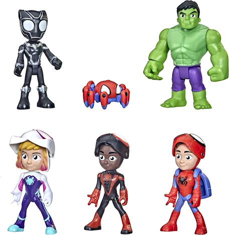 Coffret figurines spidey identité secrète Noir 1 - vertbaudet enfant 