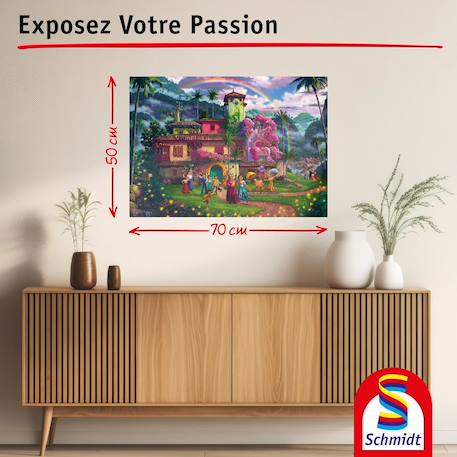 Puzzle le monde d'encanto 1000 pcs Bleu 3 - vertbaudet enfant 