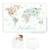 Tapis puzzel, boîte de rangement & mini maison - worldmap carte du monde 1 - vertbaudet enfant 