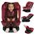 Siège-auto pivotant 360° bastiaan rwf i-size 40-150 cm avec isofix, groupe 0/1/2/3 Black carbon+Grey stone+Red burgundy 13 - vertbaudet enfant 