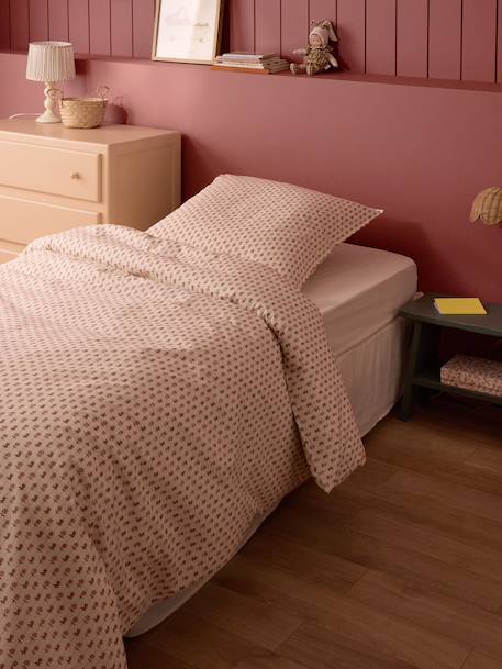 Housse de couette percale de coton 'lucette' Imprime multico 1 - vertbaudet enfant 