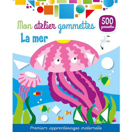 Mon atelier gommettes la mer Bleu 1 - vertbaudet enfant 