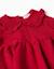 Robe en maille à manches longues avec col à volants Rouge 4 - vertbaudet enfant 