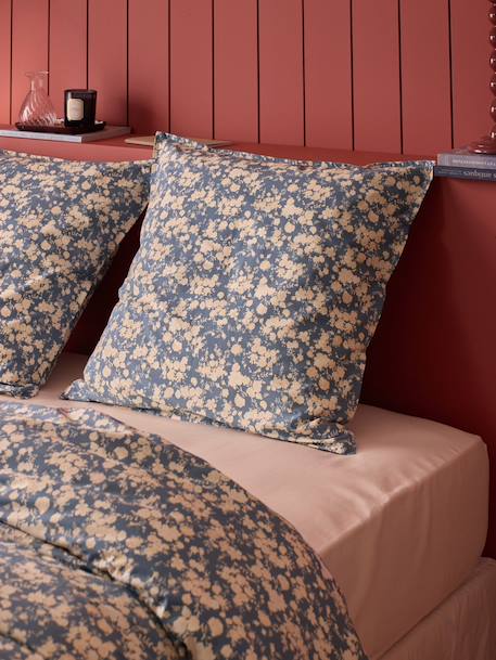 Taie d'oreiller percale de coton 'lisbeth' Bleu 1 - vertbaudet enfant 