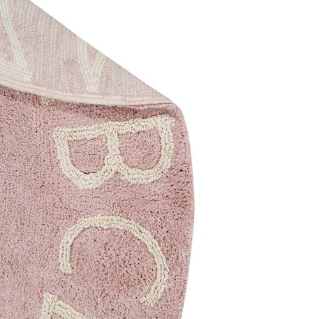 Tapis lavable rond alphabet abc Blanc+Bleu+Pink 18 - vertbaudet enfant 
