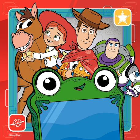 Puzzle toy story 5 en mission 3x49 pcs Bleu 3 - vertbaudet enfant 