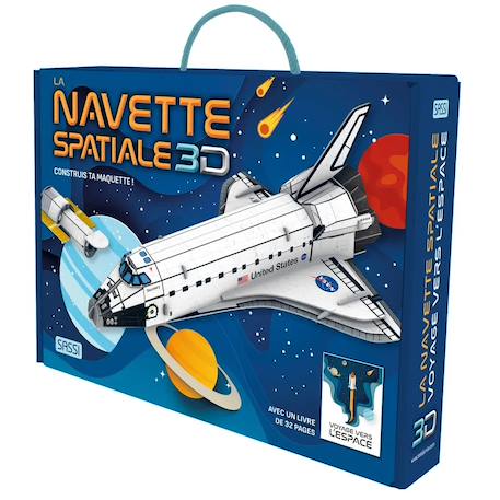Construis ta navette spatiale 3d Bleu 1 - vertbaudet enfant 