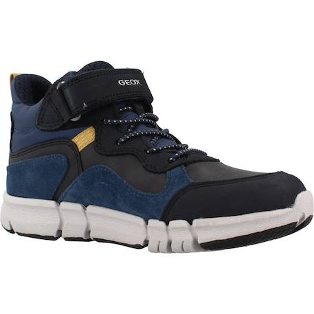 Bottes enfant garçon en cuir flexyper Bleu c0700+Marron c6457 5 - vertbaudet enfant 