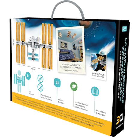Construis ta station spatiale internationale 3d Noir 2 - vertbaudet enfant 