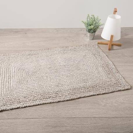 Tapis effet bohème en jute Naturel 4 - vertbaudet enfant 