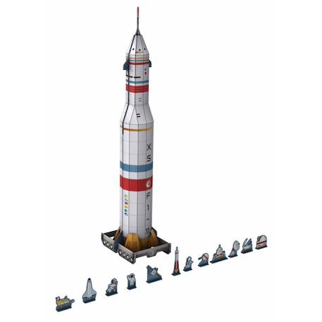 Construis ta fusée spatiale 3d Bleu 4 - vertbaudet enfant 