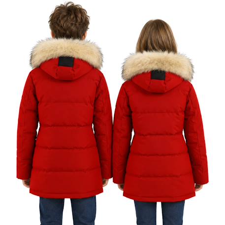 Parka enfant Rouge 3 - vertbaudet enfant 