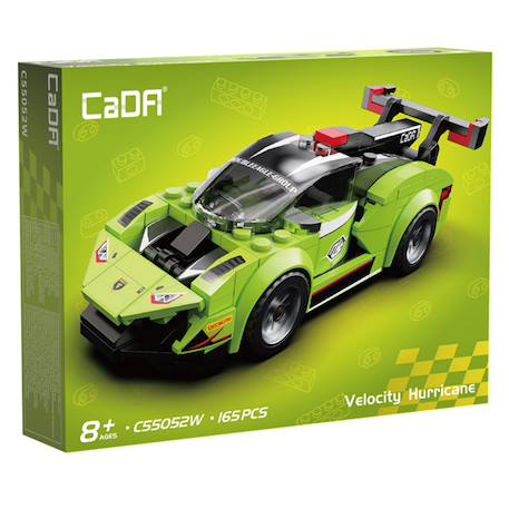 Voiture de course velocity hurricane 165 pièces Vert 3 - vertbaudet enfant 