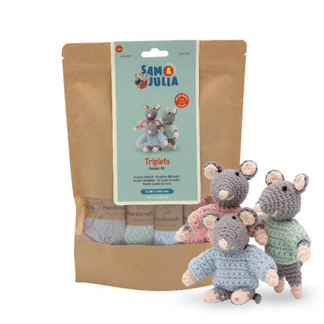 Kit de crochet - triplés Multicolor 1 - vertbaudet enfant 