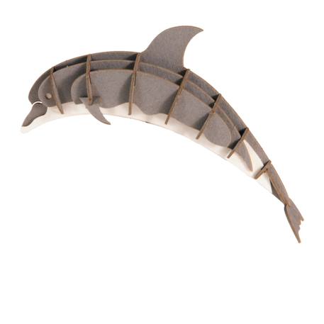 Modèle en papier 3d - dauphin Gris 1 - vertbaudet enfant 