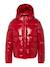 Blouson shiny à capuche Noir+Rouge 10 - vertbaudet enfant 