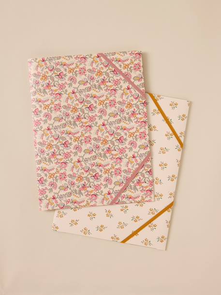 Lot de 2 pochettes papier Bleu jeans+Imprimé marine+Imprimé mireille 5 - vertbaudet enfant 