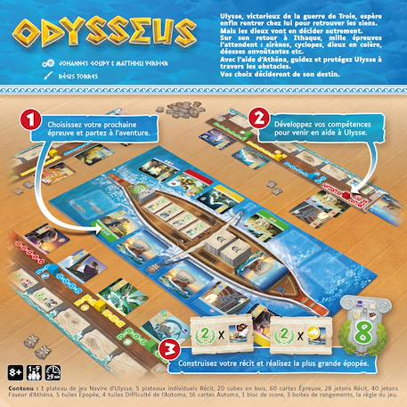 Odysseus jeu de réflexion et stratégie Bleu 2 - vertbaudet enfant 