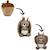 Peluche les flipetz noiset l'ecureuil-gland Marron, beige 4 - vertbaudet enfant 