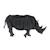 Modèle en papier 3d - rhinocéros Noir 1 - vertbaudet enfant 