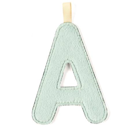 Lettre a phosphorescente en tissu Bleu 1 - vertbaudet enfant 