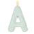 Lettre a phosphorescente en tissu Bleu 1 - vertbaudet enfant 