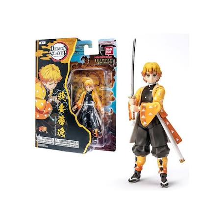 Figurine enfant demon slayer zenitsu bandai Orange - zenitsu 1 - vertbaudet enfant 