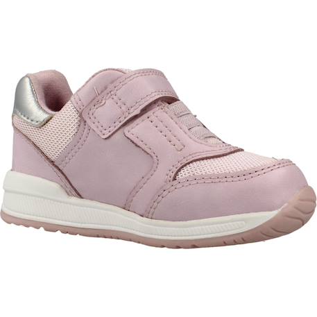 Baskets bébé fille en cuir Bleu cb48n+Rose c0514 11 - vertbaudet enfant 
