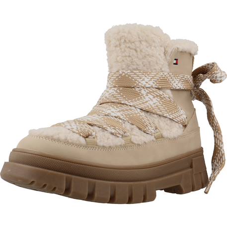 Bottines fille modèle bootie Brun clair bgowht 4 - vertbaudet enfant 