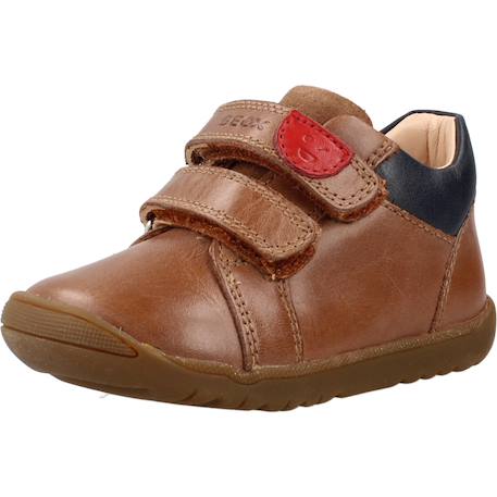 Baskets bébé garçon en cuir Marron c6001 4 - vertbaudet enfant 