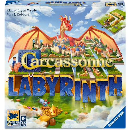 Jeu de société carcassonne labyrinth Bleu 1 - vertbaudet enfant 