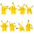 Lot de 8 figurines enfant pokémon pikachu Pack 4 2 - vertbaudet enfant 