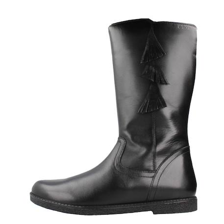 Bottes enfant fille en cuir shawntel Noir 2 - vertbaudet enfant 