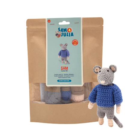 Kit de crochet - sam Multicolor 1 - vertbaudet enfant 