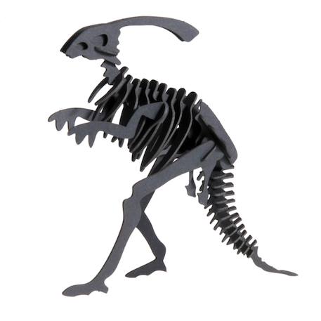 Maquette 3d enfant en papier parasaurolophus Noir 2 - vertbaudet enfant 