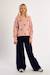 Pull en maille, imprimé cœurs - fille Noir+Rose 8 - vertbaudet enfant 