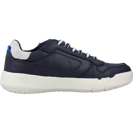 Baskets enfant garçon en cuir hyroo Bleu c4211 1 - vertbaudet enfant 