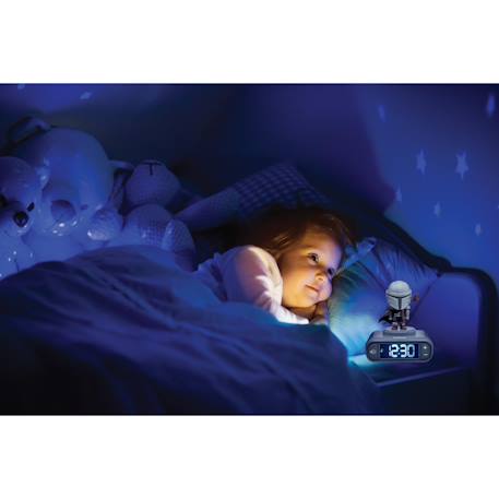 Réveil - veilleuse stars wars avec effets sonores, Écran LCD et alarme Gris 3 - vertbaudet enfant 