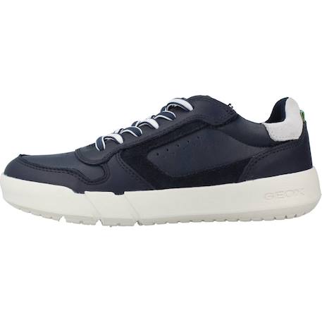 Baskets enfant garçon en cuir hyroo Bleu c4211 2 - vertbaudet enfant 